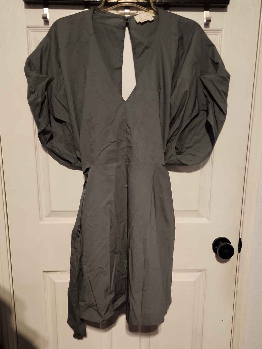 Anthropologie Puff- Sleeve Dress sz M